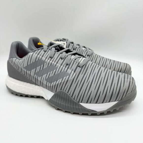 NWT Adidas CodeChaos Sport Spikeless‎ Golf Shoe In Grey/Red Sz 9 WIDE Athletic main image 9